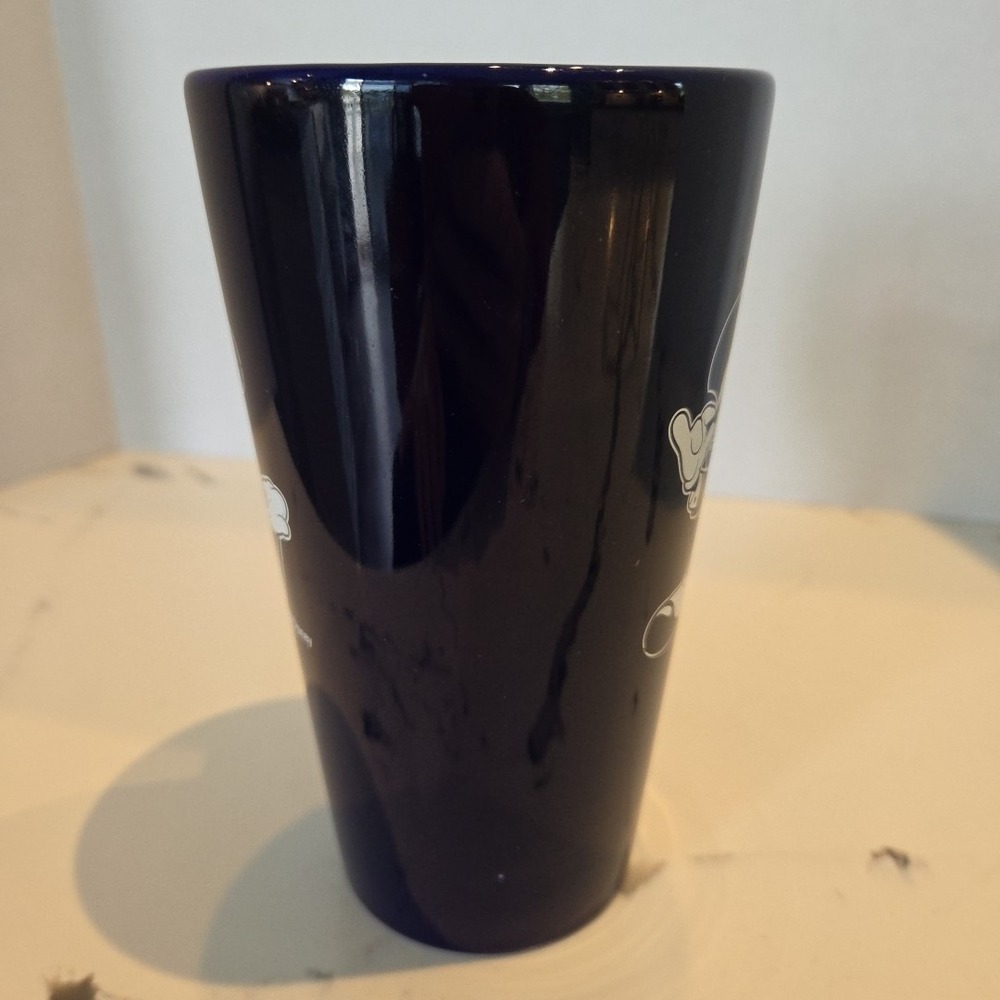 Disney Mickey Mouse in a Tuxedo & Top Hat Tall Cobalt Blue, Coffee Cup 6" Tall - Picture 4 of 8